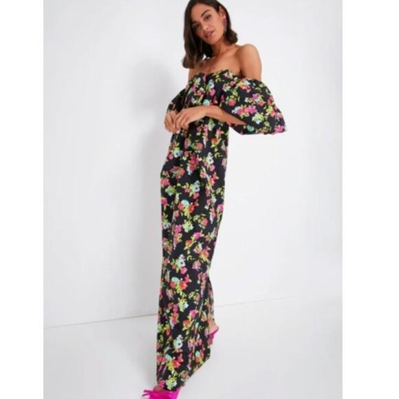 Caroline Constas Reyna Off Shoulder Floral Dress XS - Picture 2 of 12